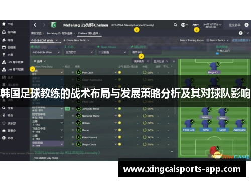 韩国足球教练的战术布局与发展策略分析及其对球队影响